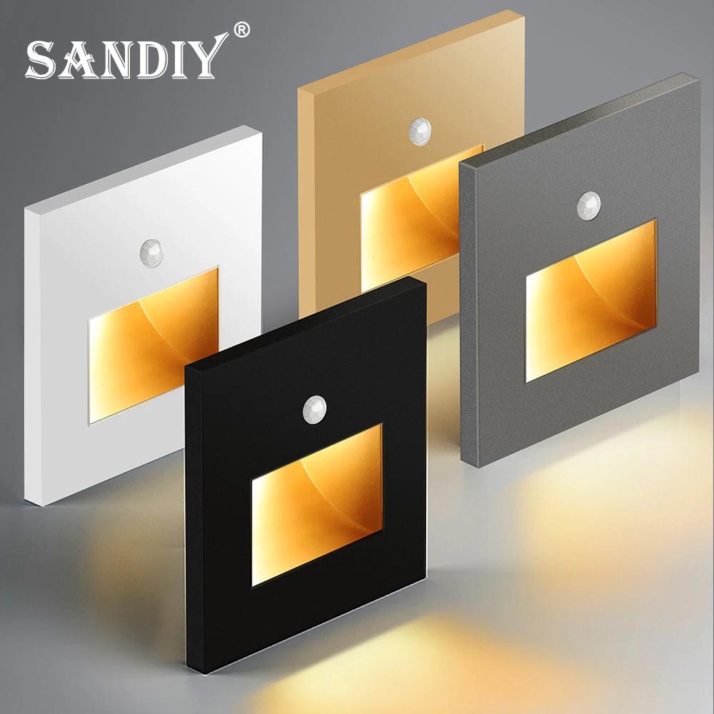 Sandiy Ʈ   pir     led nightlights    Ȧ ֹ ħ  ǳ ⱸ   ⱸ 110v/220v ȭƮ//